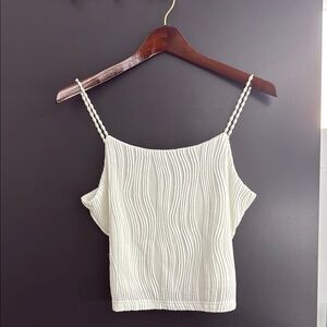 RIHOAS White Textured Camisole Top